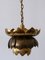 Mid-Century Modern Brass Lotus Pendant Lamp from Feldman Lighting Co, 1960s, Image 1