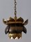 Mid-Century Modern Brass Lotus Pendant Lamp from Feldman Lighting Co, 1960s 13