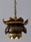 Mid-Century Modern Brass Lotus Pendant Lamp from Feldman Lighting Co, 1960s, Image 13