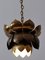 Mid-Century Modern Brass Lotus Pendant Lamp from Feldman Lighting Co, 1960s, Image 16