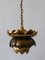 Mid-Century Modern Brass Lotus Pendant Lamp from Feldman Lighting Co, 1960s 8