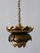 Mid-Century Modern Brass Lotus Pendant Lamp from Feldman Lighting Co, 1960s, Image 8