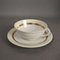 Art Deco Porcelain Tea Set from Limoges, 1930s, Set of 15 4