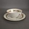 Art Deco Porcelain Tea Set from Limoges, 1930s, Set of 15 3