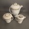 Art Deco Porcelain Tea Set from Limoges, 1930s, Set of 15 23