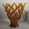 Large Italian Murano Glass Bowl with Grid Pattern from Made Murano Glass, 1950s, Image 1