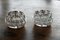 Mid-Century French Crystal Pique Fleur Vases from VMC, Set of 2 1