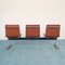 Vintage Leather 3-Seat Bench, 1970s 3