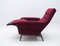 Scandinavian Wooden and Fabric Lounge Chair, 1960s, Image 5