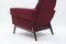 Scandinavian Wooden and Fabric Lounge Chair, 1960s 9