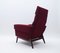 Scandinavian Wooden and Fabric Lounge Chair, 1960s, Image 4