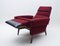 Scandinavian Wooden and Fabric Lounge Chair, 1960s 7