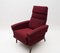 Scandinavian Wooden and Fabric Lounge Chair, 1960s, Image 6