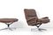 Swiss Rosewood Reclining King Chair and Stool Set by Andre Vandenbeuck for Strässle, 1960s 14