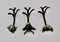 Mid-Century Austrian Brass and Black Wall Hooks by Walter Bosse, Set of 3 9