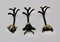 Mid-Century Austrian Brass and Black Wall Hooks by Walter Bosse, Set of 3, Image 9