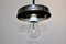 Bauhaus German Opaline Glass Ball Ceiling Lamp, 1930s 10