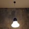 Lampada da soffitto a forma di lampadina in vetro, Italia, anni '50, Immagine 2