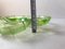 Uranium Glass Divided Three Clover Dish, 1940s, Image 5