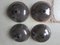 Industrial Ceiling Lamps, 1940s, Set of 4, Image 3
