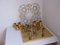 Gold and Crystal Glass Sconce, 1960s, Image 13