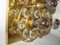Gold and Crystal Glass Sconce, 1960s 17