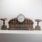 Horloge de Cheminée Art Déco et Bols sur le Côté de Guillard, 1920s, Set de 3 1
