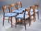 Model GS61 Rosewood Dining Chairs by Arne Wahl Iversen for Glyngøre, 1960s, Set of 6 2