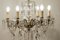 Antike Maria Theresa Kristallglas Deckenlampe mit 6 Leuchten, 1900er 11