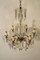 Antique Maria Theresa Crystal 6-Light Ceiling Lamp, 1900s 3