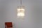 Lampada da soffitto modello LS103 in vetro trasparente di Carlo Nason per Mazzega, anni '70, Immagine 2