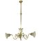 Art Nouveau Brass Chandelier, 1900s 1