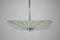 Mid-Century Glass Pendant Lamp from Napako, 1960s 2