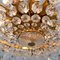Brass and Crystal Glass Chandelier by Palwa for Bakalowits & Sohne, Austria, 1960s 9