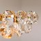 Brass and Crystal Glass Chandelier by Palwa for Bakalowits & Sohne, Austria, 1960s, Image 3