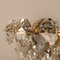 Brass and Crystal Glass Chandelier by Palwa for Bakalowits & Sohne, Austria, 1960s, Image 5