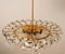 Brass and Crystal Glass Chandelier by Palwa for Bakalowits & Sohne, Austria, 1960s, Image 12