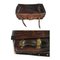 Englischer Koffer aus Leder mit Innentasche, 1880er 6