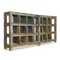 Workshop Shelves in Patinated Wood with 24 Compartments, 1940s 2