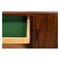 Konsolentisch aus Holz mit 2 Schiebetüren, 1960er 4