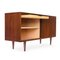 Wooden Console Table with 2 Sliding Doors, 1960s 2