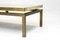 Etched Brass Floral Coffee Table by Willy Daro, 1970s 13