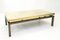 Etched Brass Floral Coffee Table by Willy Daro, 1970s 6