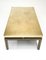 Etched Brass Floral Coffee Table by Willy Daro, 1970s 5