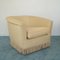 Vintage Beige Fabric Lounge Chairs, 1950s, Set of 2 2