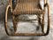 Rocking Chair Antique en Rotin, 1900s 3