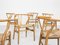 Wishbone Chairs in Beech by Hans Wegner for Carl Hansen & Søn, 1980s, Set of 6, Image 2