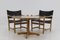 Danish Black Leather Armchairs & Coffee Table by Ditte & Adrian Heath, 1960s, Set of 3 3