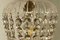 Kleine Kristallglas Deckenlampe im Medusa Stil, 1940er 6