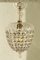 Kleine Kristallglas Deckenlampe im Medusa Stil, 1940er 1